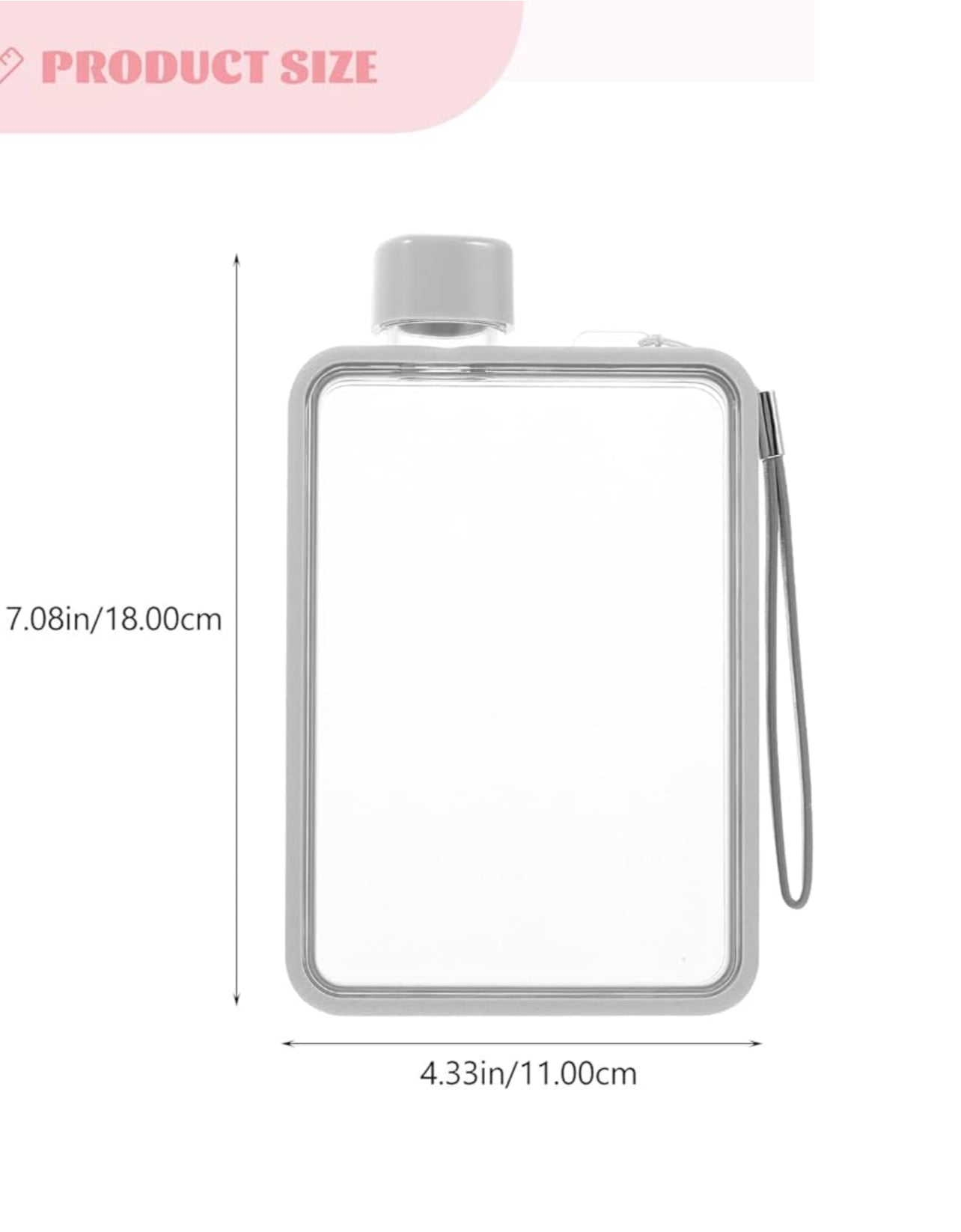 Flannel Shape Water Bottle