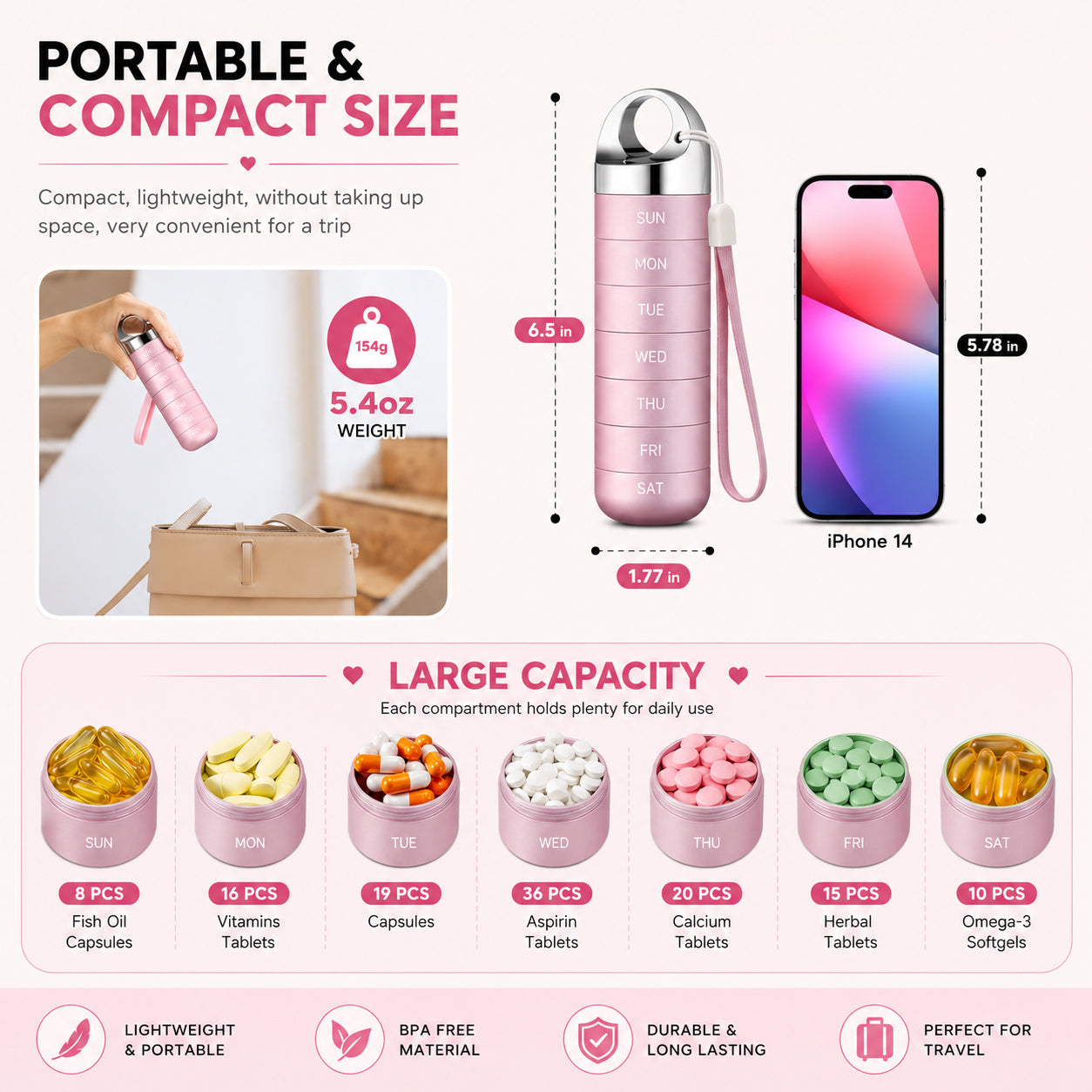 Pill Organizer CASE